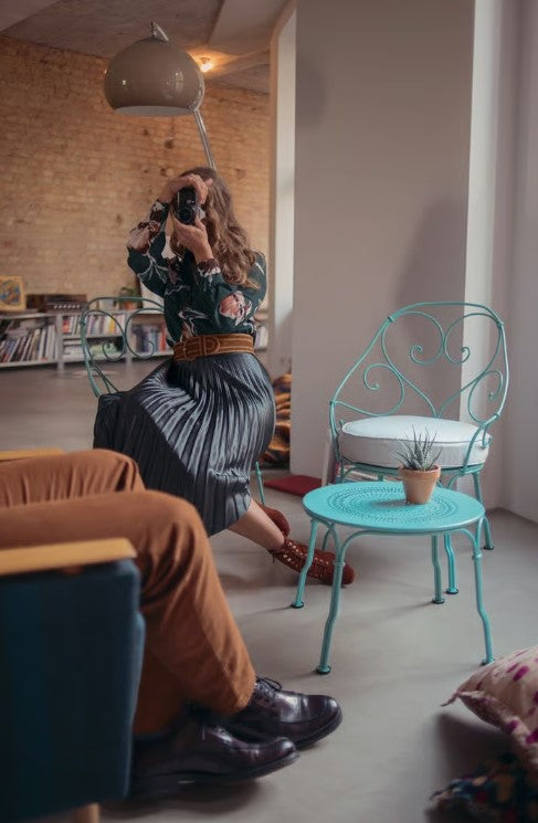 Load image into Gallery viewer, 1900 Low Table  Ø  45 cm - Custom Wood Designs
