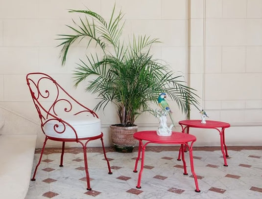 1900 Low Table  Ø  45 cm - Custom Wood Designs