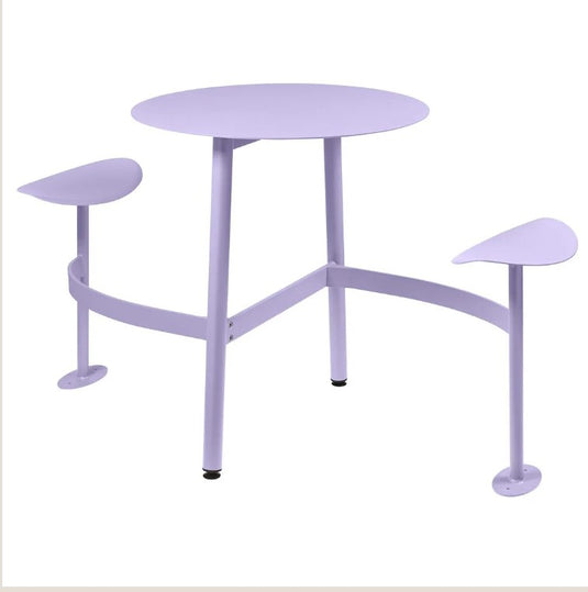 BOLDER 2-Seater Modular Round Outdoor Table with Integrated Seating - Custom Wood Designs BOLDER 2-Seater Modular Round Outdoor Table with Integrated Seating made from [material] –  [use_case] | Custom Wood Designs