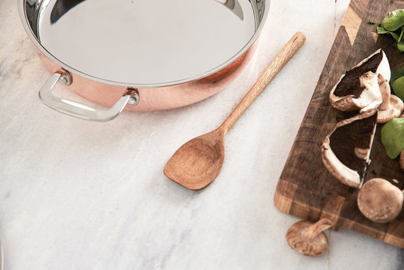 Load image into Gallery viewer, Copper sauté pan - Custom Wood Designs
