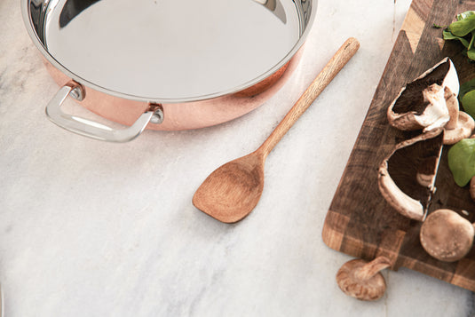 Copper sauté pan - Custom Wood Designs
