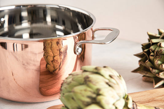 Copper saucepan - Custom Wood Designs