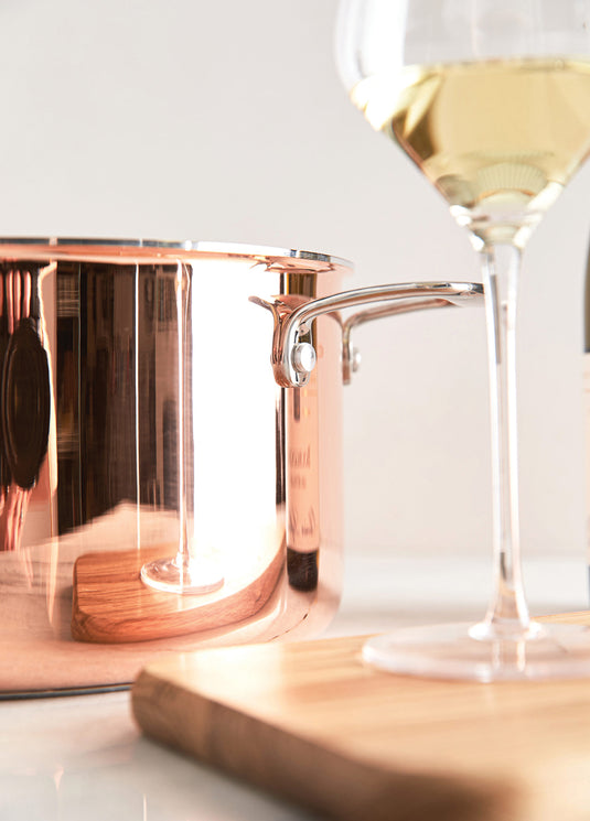 Copper saucepan - Custom Wood Designs