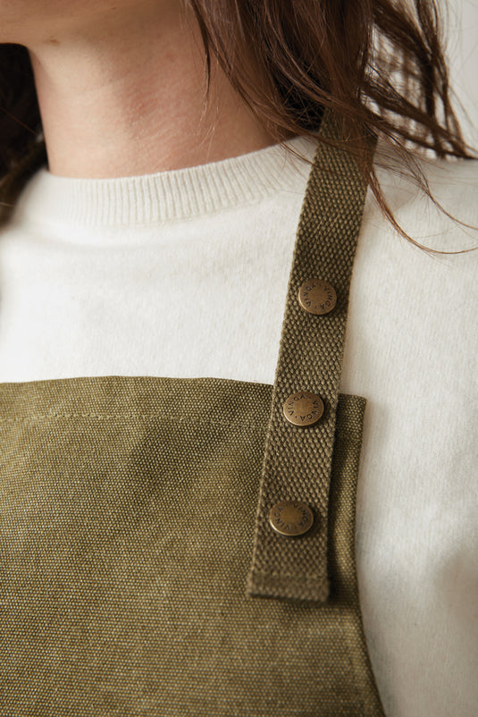 Tome GRS recycled canvas Apron - Custom Wood Designs