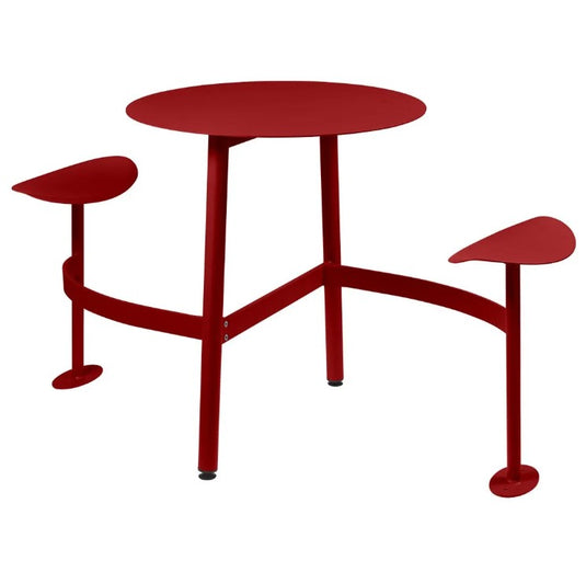 BOLDER 2-Seater Modular Round Outdoor Table with Integrated Seating - Custom Wood Designs BOLDER 2-Seater Modular Round Outdoor Table with Integrated Seating made from [material] –  [use_case] | Custom Wood Designs