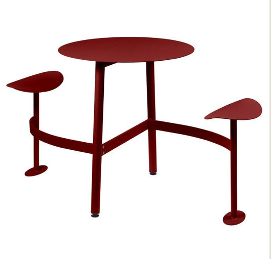 BOLDER 2-Seater Modular Round Outdoor Table with Integrated Seating - Custom Wood Designs BOLDER 2-Seater Modular Round Outdoor Table with Integrated Seating made from [material] –  [use_case] | Custom Wood Designs