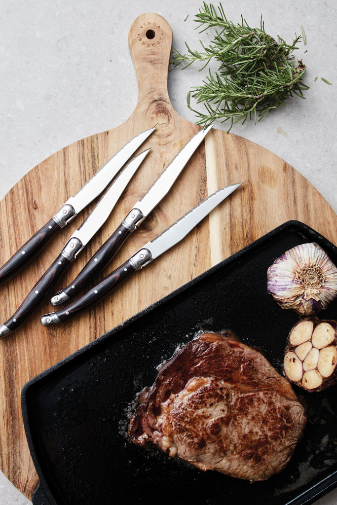 Load image into Gallery viewer, VINGA Gigaro meat knives - Custom Wood Designs
