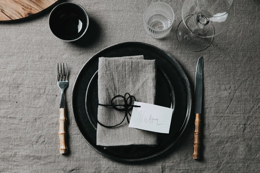 Nomimono plate 26,5 cm, 2 pcs set - Custom Wood Designs