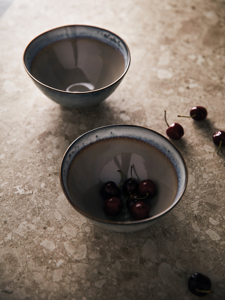 Load image into Gallery viewer, Nomimono bowl 15,5 cm, 2 pcs set - Custom Wood Designs
