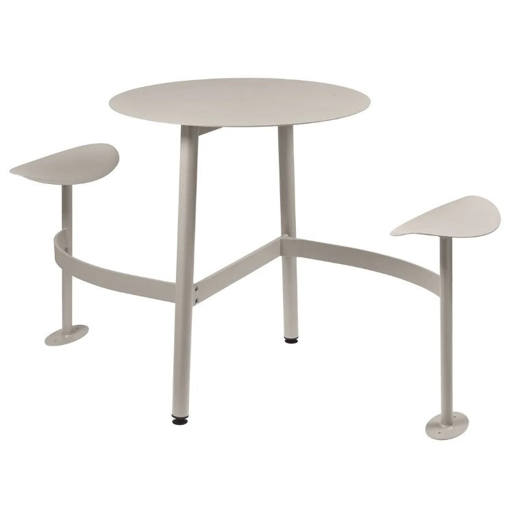 Load image into Gallery viewer, BOLDER 2-Seater Modular Round Outdoor Table with Integrated Seating - Custom Wood Designs BOLDER 2-Seater Modular Round Outdoor Table with Integrated Seating made from [material] –  [use_case] | Custom Wood Designs
