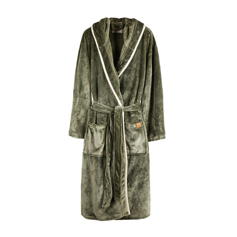 Load image into Gallery viewer, Louis luxury plush GRS RPET robe size S-M - Custom Wood Designs
