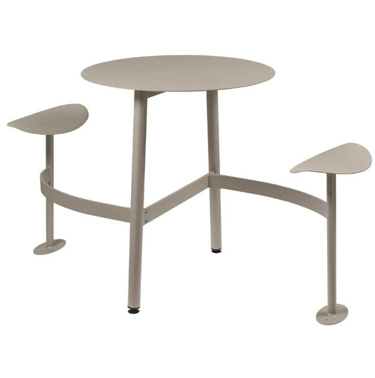 BOLDER 2-Seater Modular Round Outdoor Table with Integrated Seating - Custom Wood Designs BOLDER 2-Seater Modular Round Outdoor Table with Integrated Seating made from [material] –  [use_case] | Custom Wood Designs