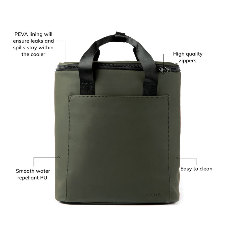 Load image into Gallery viewer, VINGA Baltimore trail cooler backpack - Custom Wood Designs
