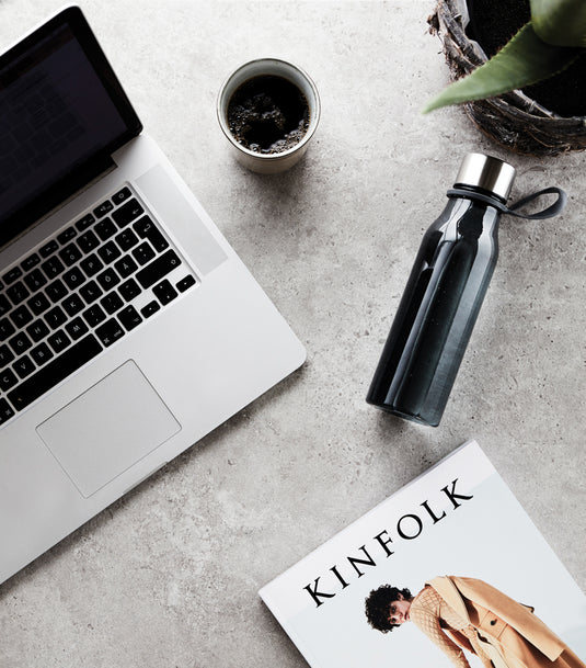 VINGA Lean tritan water bottle 600 ML - Custom Wood Designs