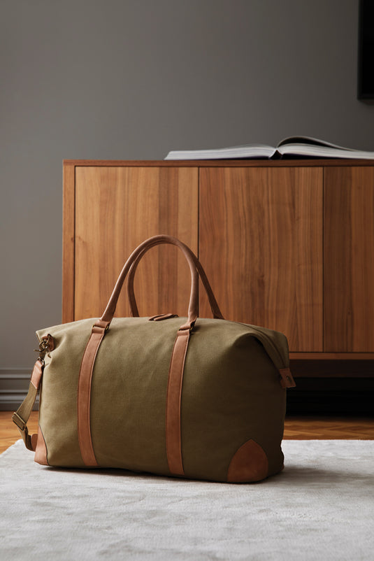 Bosle RCS recycled canvas duffelbag - Custom Wood Designs