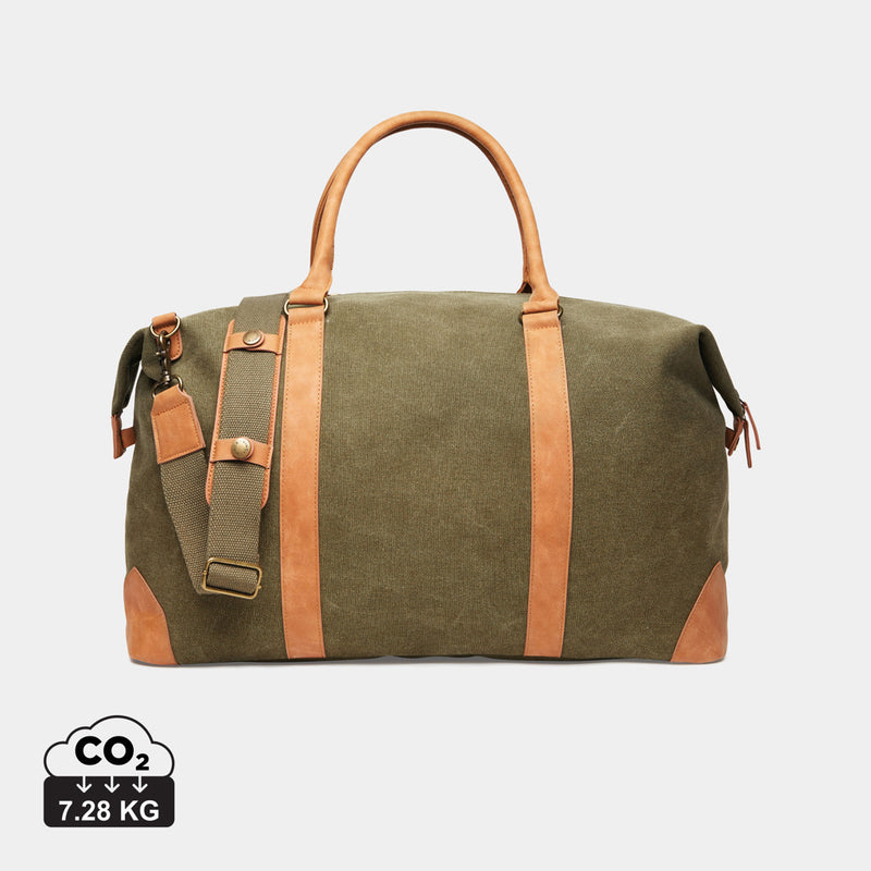 Load image into Gallery viewer, Bosle RCS recycled canvas duffelbag - Custom Wood Designs
