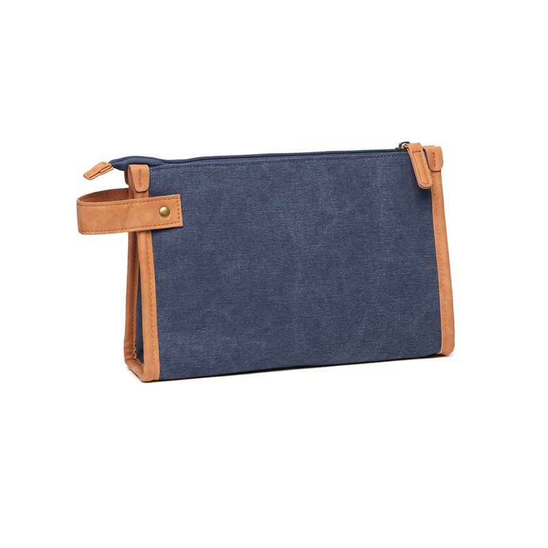 Load image into Gallery viewer, Bosle GRS recycled canvas toiletry bag - Custom Wood Designs
