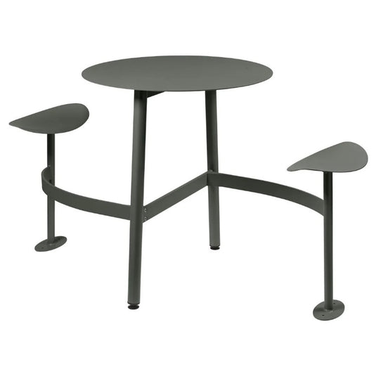 BOLDER 2-Seater Modular Round Outdoor Table with Integrated Seating - Custom Wood Designs BOLDER 2-Seater Modular Round Outdoor Table with Integrated Seating made from [material] –  [use_case] | Custom Wood Designs