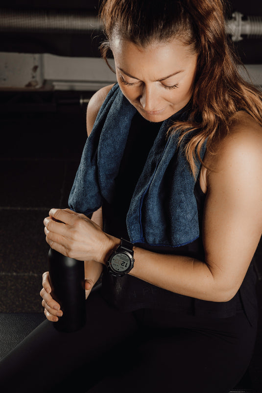 GRS RPET active dry towel 40 x 80cm - Custom Wood Designs