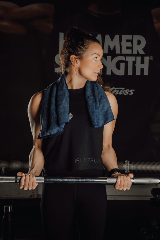 GRS RPET active dry towel 40 x 80cm - Custom Wood Designs