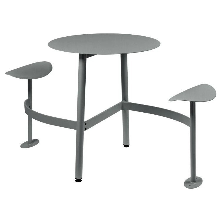 Load image into Gallery viewer, BOLDER 2-Seater Modular Round Outdoor Table with Integrated Seating - Custom Wood Designs BOLDER 2-Seater Modular Round Outdoor Table with Integrated Seating made from [material] –  [use_case] | Custom Wood Designs
