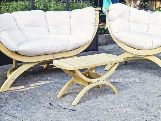 Siena Duo Sofa - Custom Wood Designs Siena Duo Sofa made from [material] –  [use_case] | Custom Wood Designs