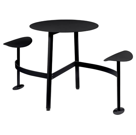 BOLDER 2-Seater Modular Round Outdoor Table with Integrated Seating - Custom Wood Designs BOLDER 2-Seater Modular Round Outdoor Table with Integrated Seating made from [material] –  [use_case] | Custom Wood Designs