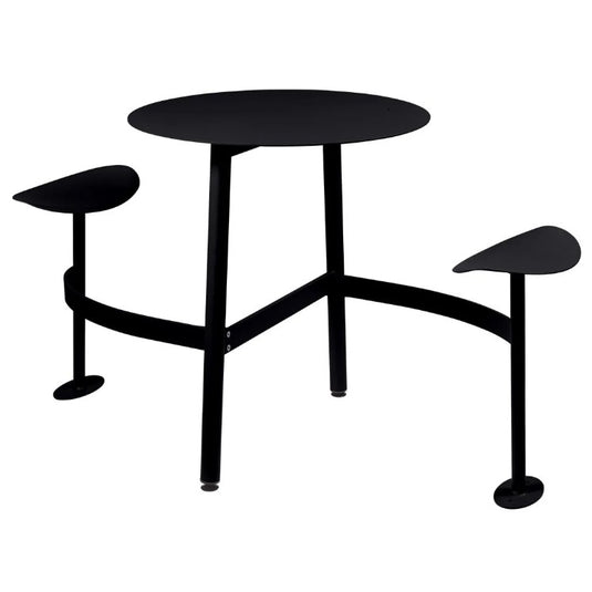 BOLDER 2-Seater Modular Round Outdoor Table with Integrated Seating - Custom Wood Designs BOLDER 2-Seater Modular Round Outdoor Table with Integrated Seating made from [material] –  [use_case] | Custom Wood Designs