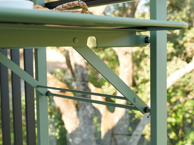 Load image into Gallery viewer, Bistro Balcony Table Foldable - Custom Wood Designs Bistro Balcony Table Foldable made from [material] – Ideal for [use_case] | Custom Wood Designs
