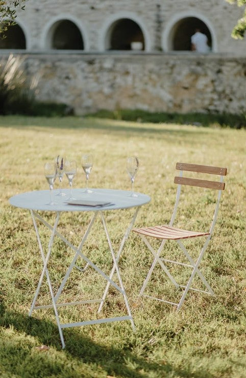 Load image into Gallery viewer, Bistro Natural Chair Wood &amp; Metal - Custom Wood Designs Bistro Natural Chair Wood &amp; Metal made from [material] – Ideal for [use_case] | Custom Wood Designs
