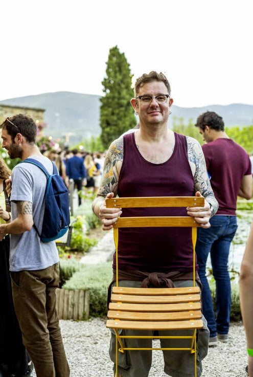 Load image into Gallery viewer, Bistro Natural Chair Wood &amp; Metal - Custom Wood Designs Bistro Natural Chair Wood &amp; Metal made from [material] – Ideal for [use_case] | Custom Wood Designs
