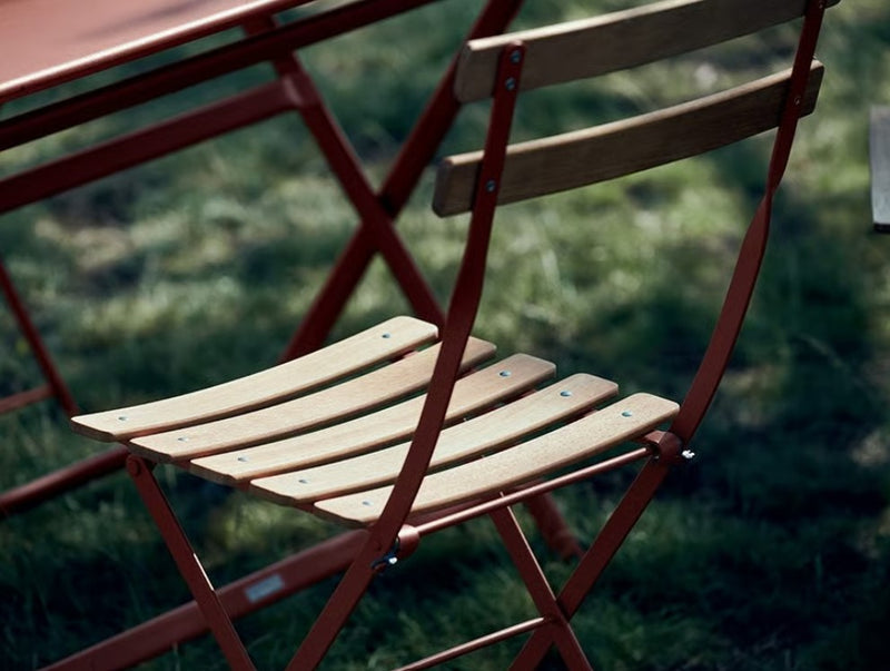 Load image into Gallery viewer, Bistro Natural Chair Wood &amp; Metal - Custom Wood Designs Bistro Natural Chair Wood &amp; Metal made from [material] – Ideal for [use_case] | Custom Wood Designs
