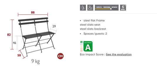 Bistro Two Seater Ottoman - Custom Wood Designs Bistro Two Seater Ottoman made from [material] – Ideal for [use_case] | Custom Wood Designs