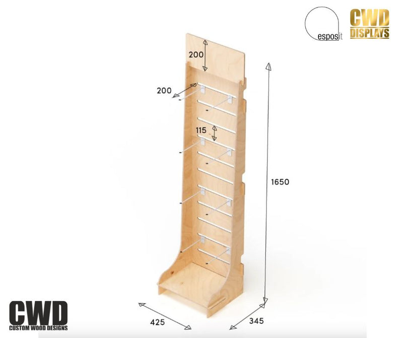 Load image into Gallery viewer, Blister Quattro - Custom Wood Designs
