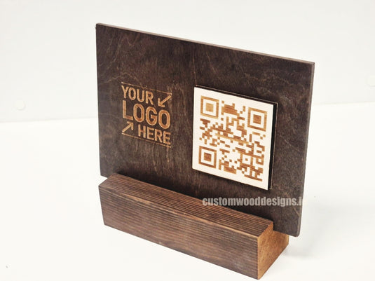 QR Display Stands A5 Big Block Brown Birch 10-1000 Custom Wood Designs CUSTOM_2_49164fb5-2a8a-4341-bf2f-894ad5bd197f
