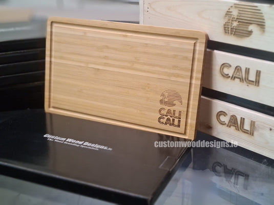 Wooden Bamboo Chopping Board  pack of 25 - Custom Wood Designs