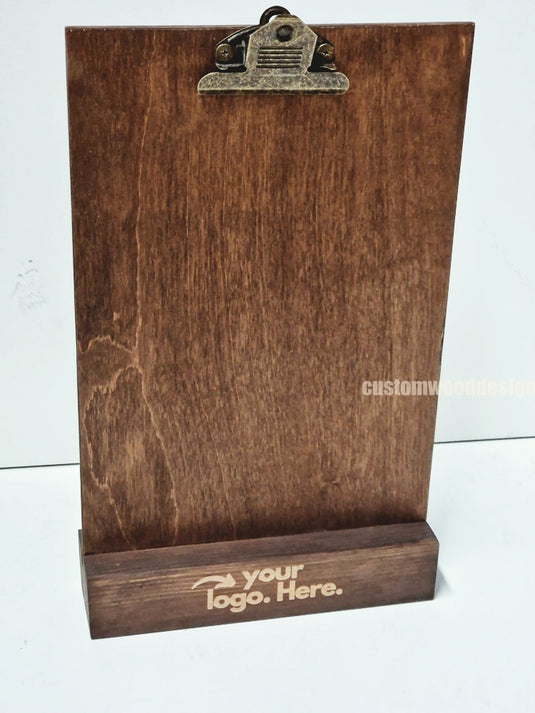Clipboard Block Set - A4 Rich Brown x10 Custom Wood Designs CustomWoodDesignsIrelandDoublesidedA4sizePointofsaleInformationholderA4clipboardandblocksetInformationDisplayretailhospitalitycorporateCWD_12_0e24b228-723e-4e3b-849b-653d22590379