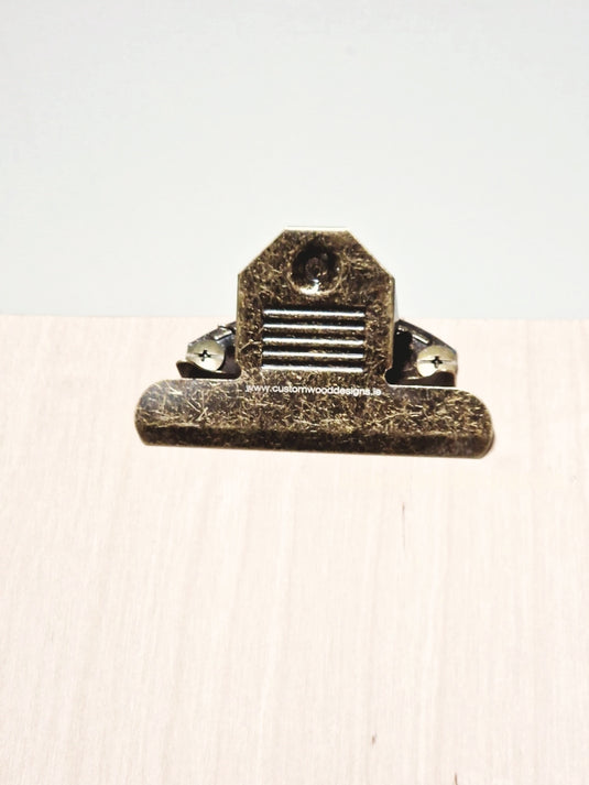 Clipboard Block Set - A5 Natural x10 Custom Wood Designs CustomWoodDesignsIrelandDoublesidedA4sizePointofsaleInformationholderA4clipboardandblocksetInformationDisplayretailhospitalitycorporateCWD_17