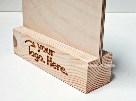 Clipboard Block Set - A5 Natural x10 Custom Wood Designs CustomWoodDesignsIrelandDoublesidedA4sizePointofsaleInformationholderA4clipboardandblocksetInformationDisplayretailhospitalitycorporateCWD_3