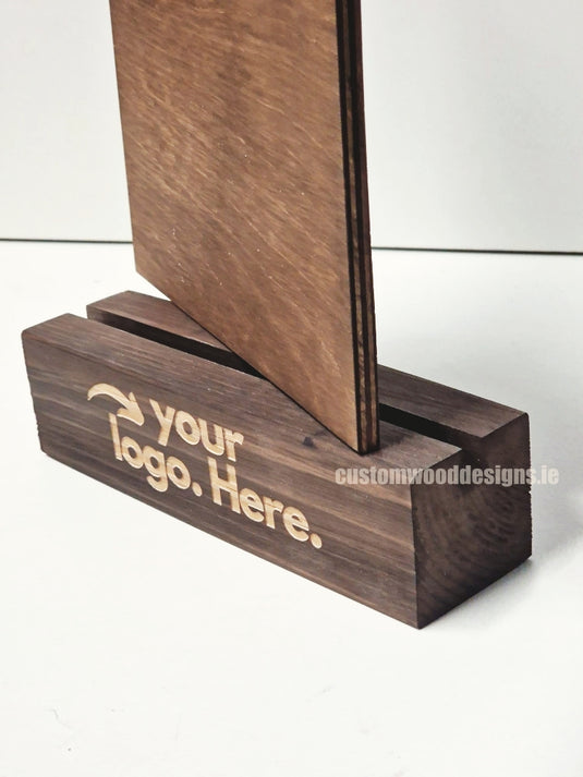 Clipboard Block Set - A5 Rich Brown x10 Custom Wood Designs CustomWoodDesignsIrelandDoublesidedA4sizePointofsaleInformationholderA4clipboardandblocksetInformationDisplayretailhospitalitycorporateCWD_5_80503df9-c0b2-476f-a23b-a26330510f9c