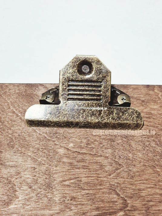 Clipboard Block Set - A5 Rich Brown x10 Custom Wood Designs CustomWoodDesignsIrelandDoublesidedA4sizePointofsaleInformationholderA4clipboardandblocksetInformationDisplayretailhospitalitycorporateCWD_8_96d55aa8-3925-4a5e-af71-682d609a01a7
