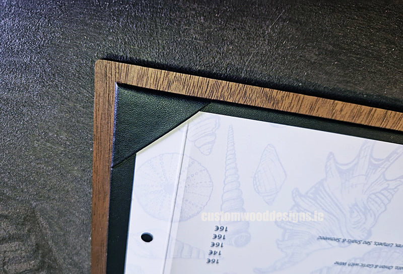 Load image into Gallery viewer, 20 x A4 Walnut Album Menu Securit __label: Multibuy CustomWoodDesignsIrelandcbc7c0ec-e682-42a9-8470-bf62b4107032_6231811e-320d-4c85-a42a-4e14bff2c450
