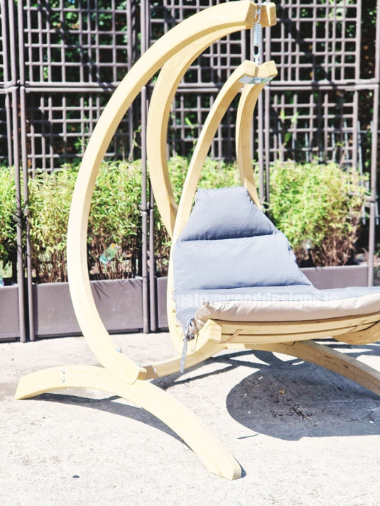 Swing Lounger & Stand - Custom Wood Designs