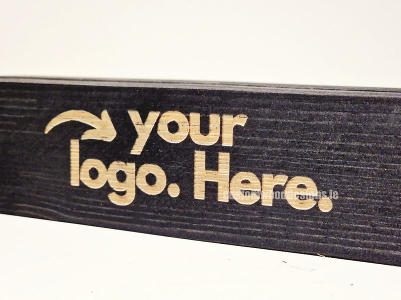 Load image into Gallery viewer, A4 Black Pine Display Block – Black (Pack of 10) - Custom Wood Designs
