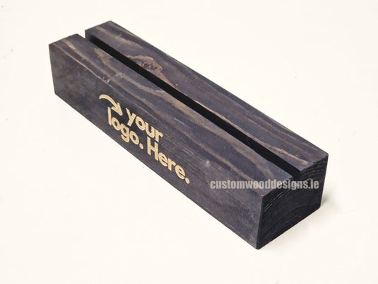 A4 Black Pine Display Block – Black (Pack of 10) - Custom Wood Designs