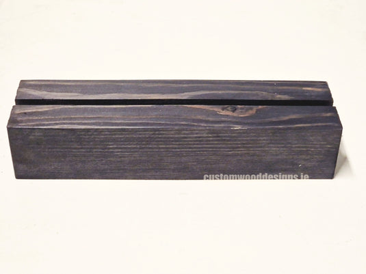 A4 Black Pine Display Block – Black (Pack of 10) - Custom Wood Designs