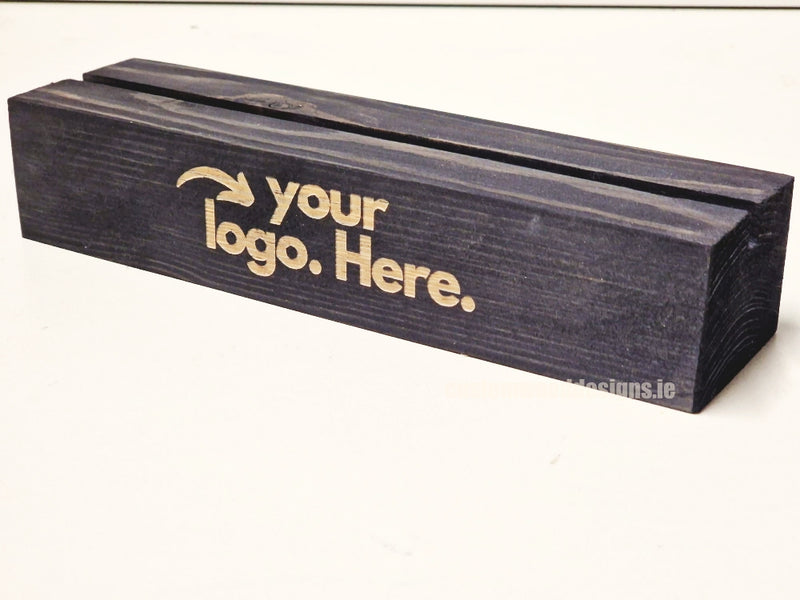 Load image into Gallery viewer, A4 Black Pine Display Block – Black (Pack of 10) - Custom Wood Designs
