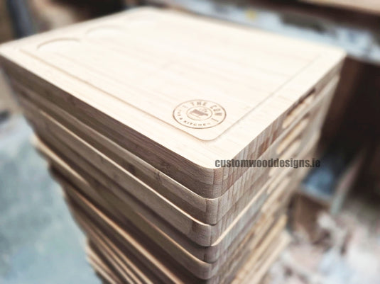 Large Wooden Steak board pack of 25 - Custom Wood Designs