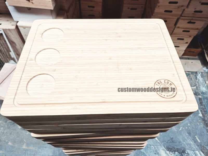 Load image into Gallery viewer, Large Wooden Steak board pack of 25 - Custom Wood Designs
