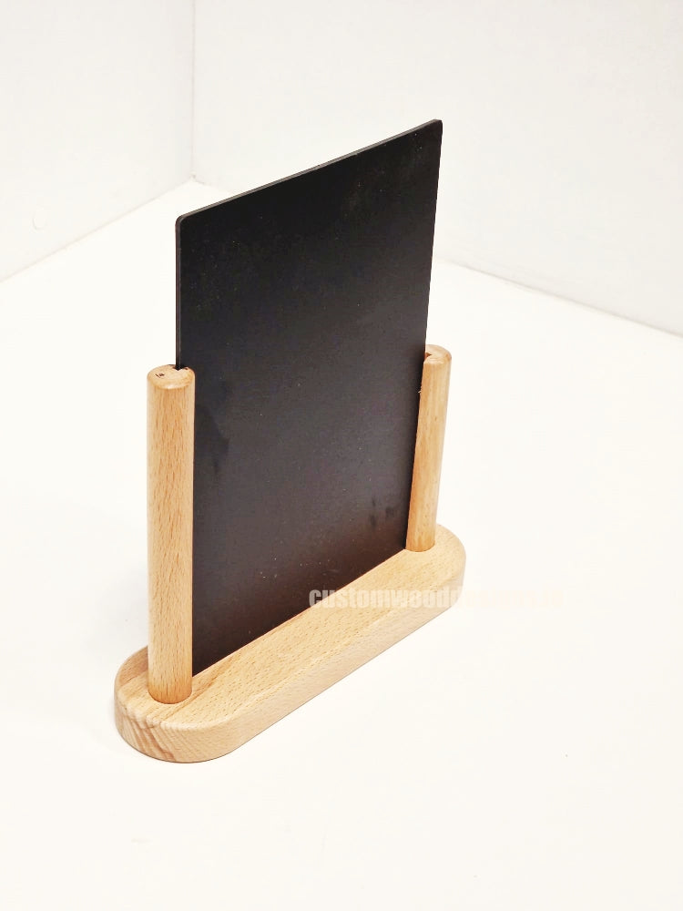 Load image into Gallery viewer, Small tabletop chalkboard Beech Finish x 6 - Custom Wood Designs
